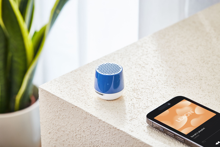Lexon x Pantone | Wireless Bluetooth Speaker Mino+ - Classic Blue - 1 Lexon x Pantone | Wireless Bluetooth Speaker Mino+ - Classic Blue - 1