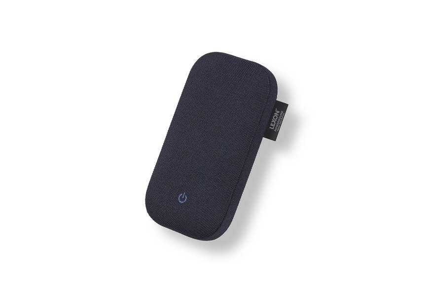 Wireless power bank with 360° Bluetooth® speaker Powersound - Dark Blue