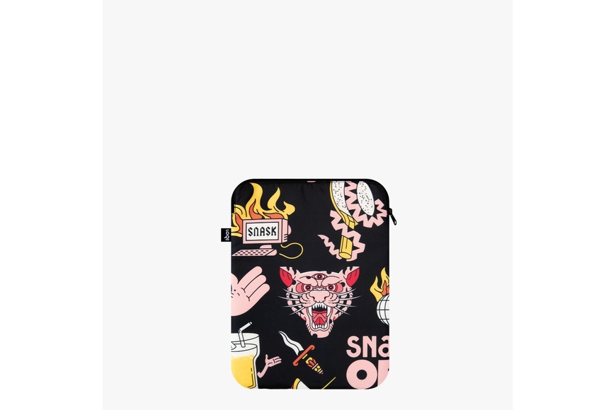 LOQI Θήκη Laptop 13" Recycled | Snask - Tiger Snake Beer Black LOQI Θήκη Laptop 13" Recycled | Snask - Tiger Snake Beer Black