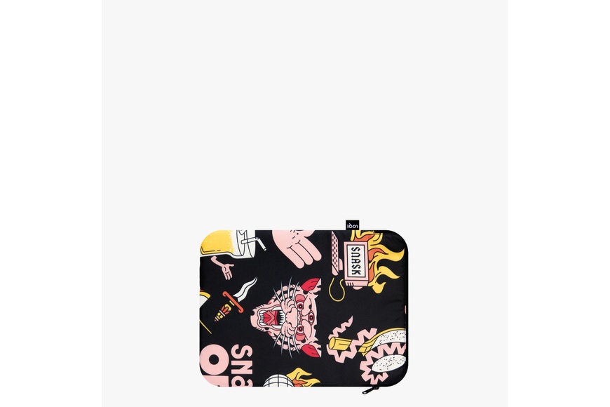 LOQI Θήκη Laptop 13" Recycled | Snask - Tiger Snake Beer Black - 1 LOQI Θήκη Laptop 13" Recycled | Snask - Tiger Snake Beer Black - 1