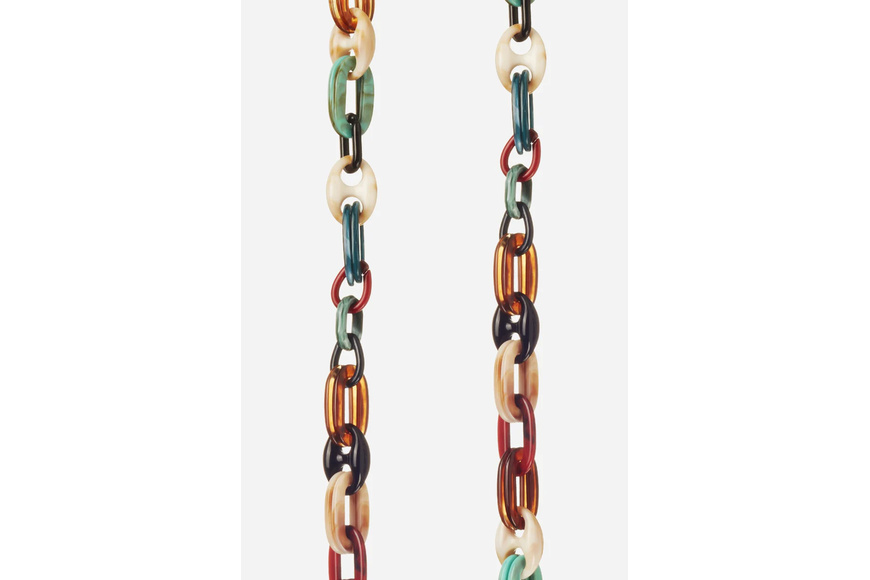 Ambre Long Cell Phone Chain - Multicolor 120 cm - 1
