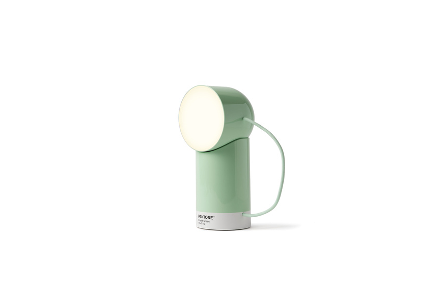 Lexon x Pantone | Portable LED lamp with moving head - Pastel Green Lexon x Pantone | Portable LED lamp with moving head - Pastel Green