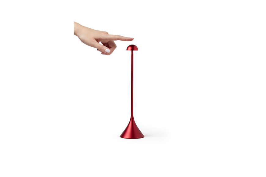 Table Lamp - LEXON® STELI DOME - DARK RED - 1