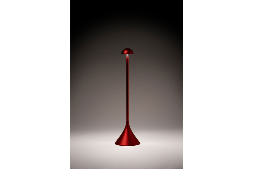 Table Lamp - LEXON® STELI DOME - DARK RED - 9