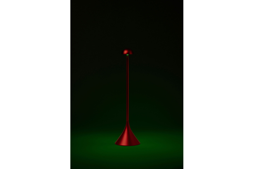 Table Lamp - LEXON® STELI DOME - DARK RED - 6
