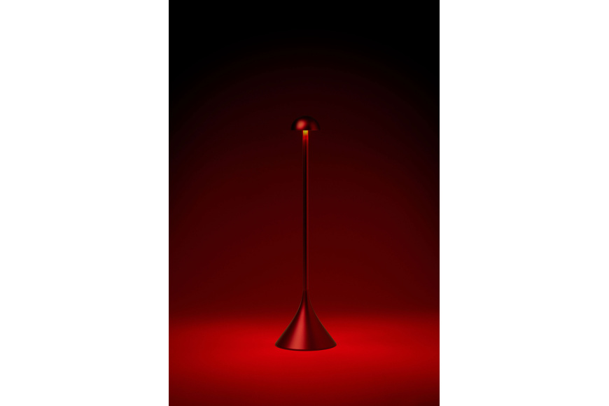 Table Lamp - LEXON® STELI DOME - DARK RED - 7