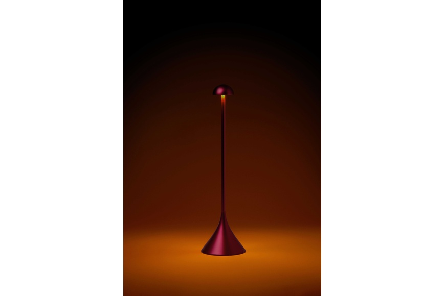 Table Lamp - LEXON® STELI DOME - DARK RED - 11