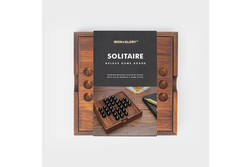 Solitaire Game with Wood & Marble - Iron & Glory™, Suck UK™ - 2 Solitaire Game with Wood & Marble - Iron & Glory™, Suck UK™ - 2
