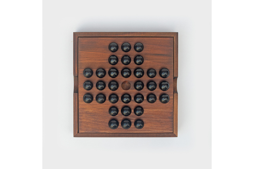 Solitaire Game with Wood & Marble - Iron & Glory™, Suck UK™ - 1 Solitaire Game with Wood & Marble - Iron & Glory™, Suck UK™ - 1