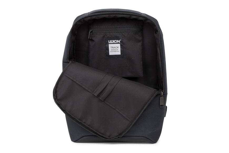 Track Backpack Double 14" - Black - 2