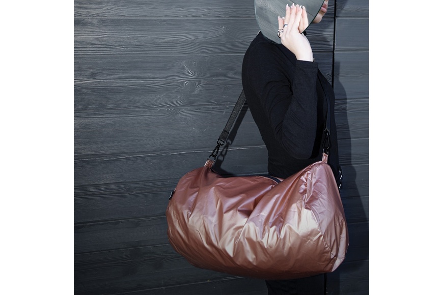 LOQI Travel Bag Weekender - Matt Rose Gold - 2 LOQI Travel Bag Weekender - Matt Rose Gold - 2