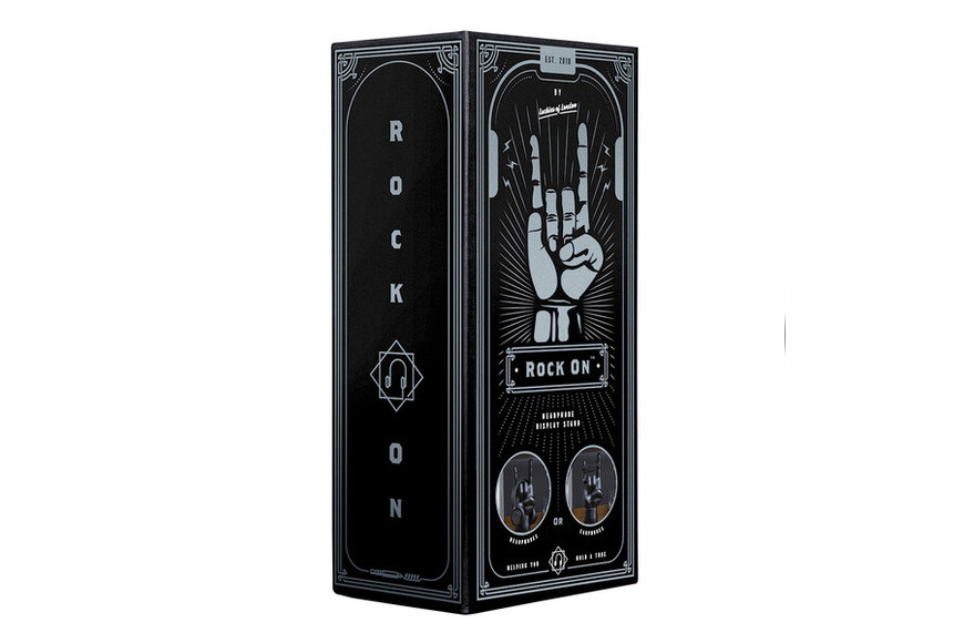 Headphone Display Rock On - Black - 5 Headphone Display Rock On - Black - 5