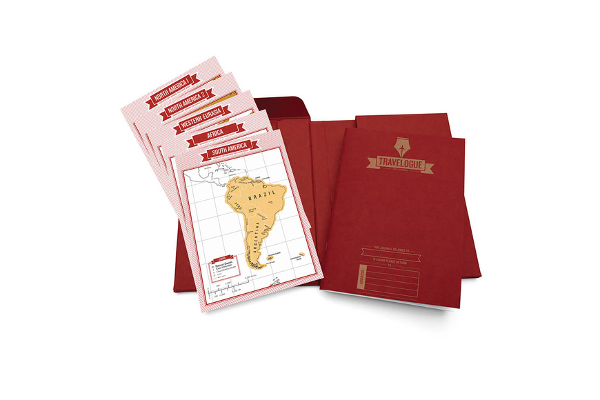 Ημερολόγιο Ταξιδιών Travelogue Red Edition Ημερολόγιο Ταξιδιών Travelogue Red Edition