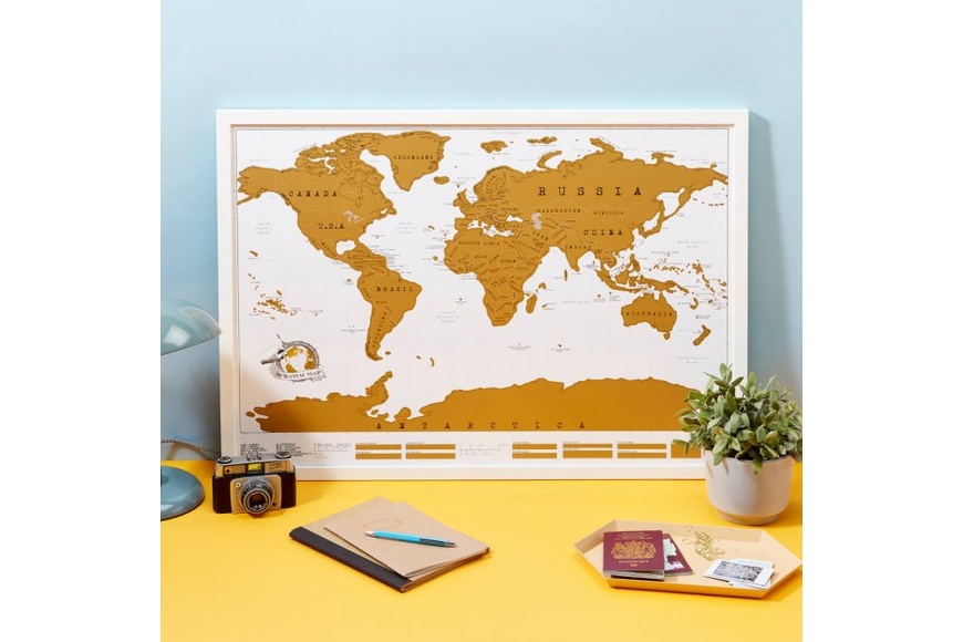 Παγκόσμιος Χάρτης Scratch Map®
