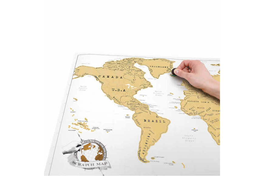 Παγκόσμιος Χάρτης Scratch Map® - 4