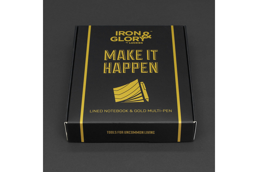 Iron & Glory Σετ Σημειωματάριο και Στυλό Multi - Make It Happen Iron & Glory Σετ Σημειωματάριο και Στυλό Multi - Make It Happen