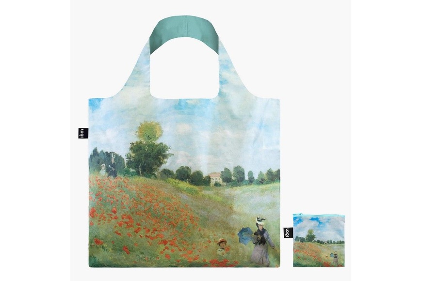 LOQI Bag Recycled | CLAUDE MONET - Wild Poppies - 1