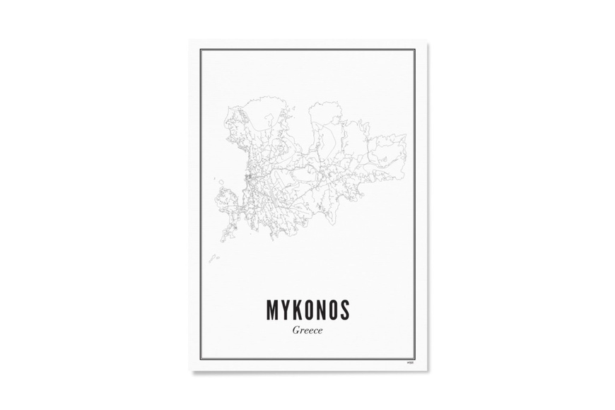 MYKONOS ISLAND /KOKER  A3 30X40 CM