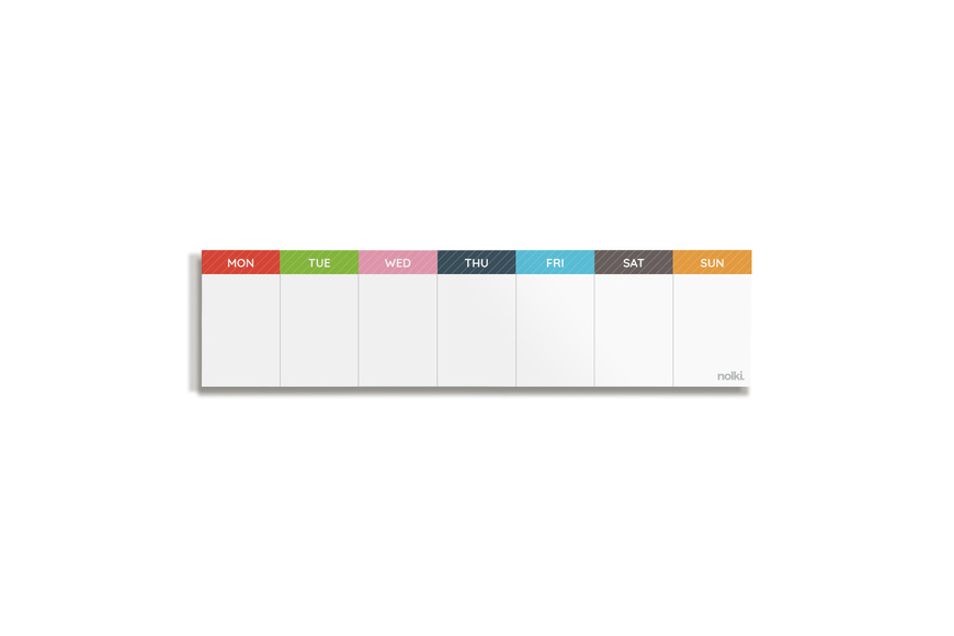 Mini Week Planner - Crayon