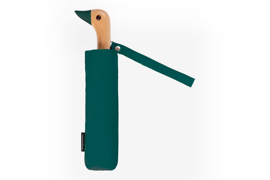 Original Duckhead Ομπρέλα Σπαστή με Χειροποίητο Χερούλι Πάπια - Πράσινο - 3