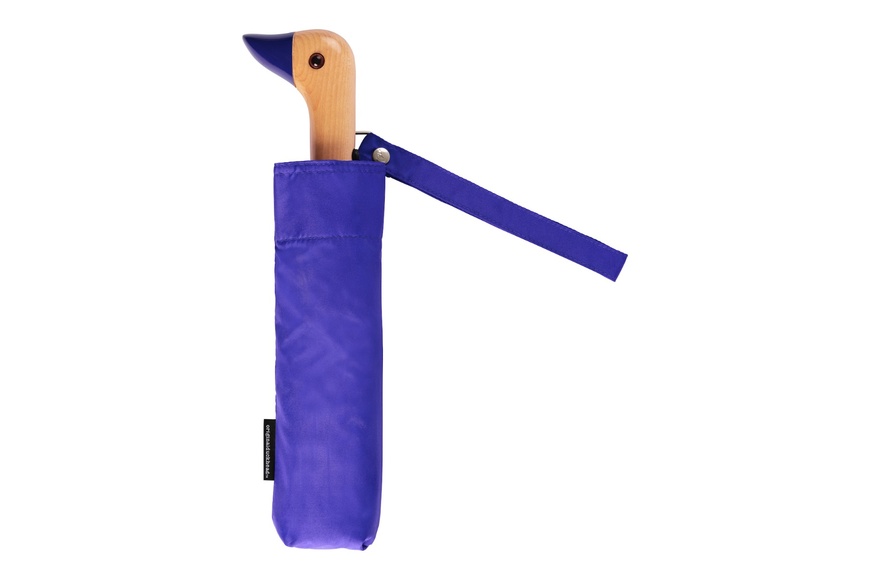 Royal Blue Compact Duck Umbrella - 2