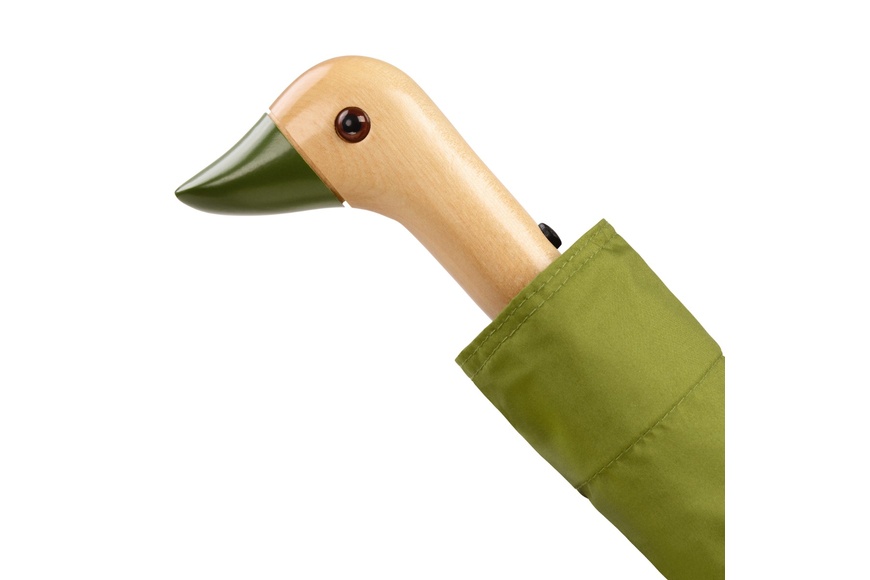 Original Duckhead Ομπρέλα Σπαστή με Χειροποίητο Χερούλι Πάπια - Λαδί Original Duckhead Ομπρέλα Σπαστή με Χειροποίητο Χερούλι Πάπια - Λαδί