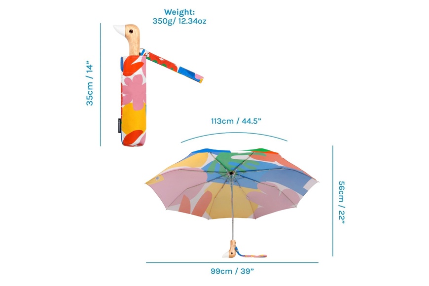 Matisse Print Compact Duck Umbrella - 4