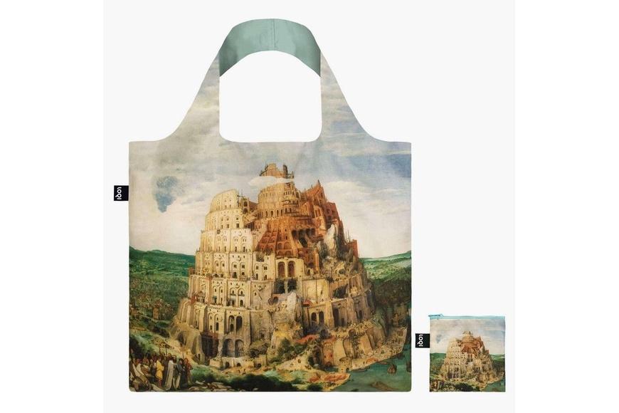 LOQI Bag Recycled | PIETER BRUEGEL THE ELDER - Tower of Babel - 1 LOQI Bag Recycled | PIETER BRUEGEL THE ELDER - Tower of Babel - 1