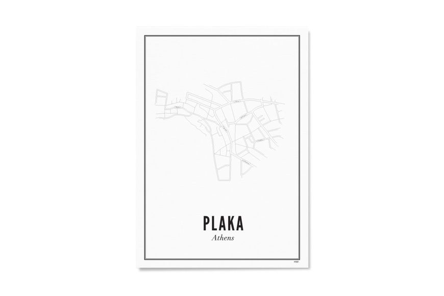 Plaka, Athens Print - A4 (21 x 30cm)