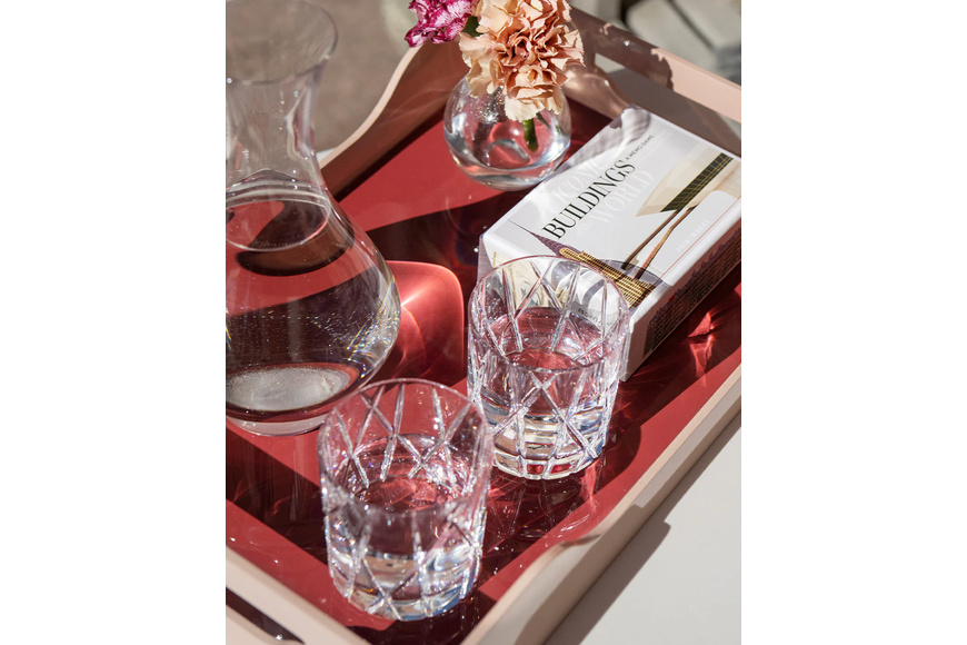 Lacquered Tray - Swell, Maroon/Pink M - 1 Lacquered Tray - Swell, Maroon/Pink M - 1