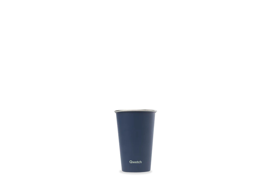 Ποτήρι INOX 0,47L Qwetch ONE Granite - Μπλε Σκούρο Ποτήρι INOX 0,47L Qwetch ONE Granite - Μπλε Σκούρο