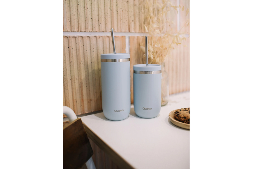 Cold Insulated Cup Pastel Blue - 600ml - 1 Cold Insulated Cup Pastel Blue - 600ml - 1