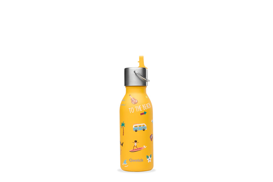 Θερμός INOX 0,35L Qwetch Kids Χονολουλού - Κάρι - 1 Θερμός INOX 0,35L Qwetch Kids Χονολουλού - Κάρι - 1