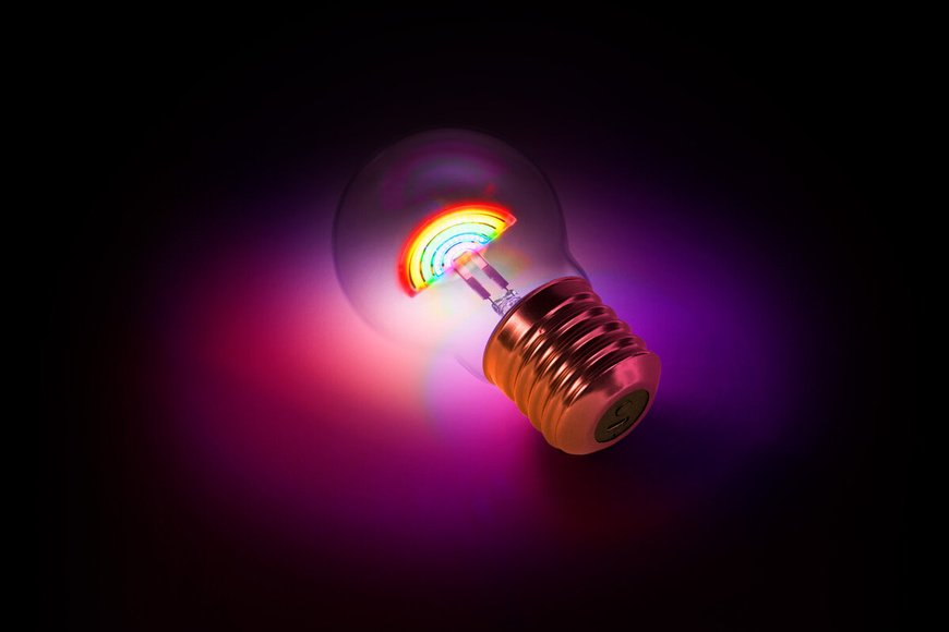 Cordless Light Bulb - Rainbow - 2