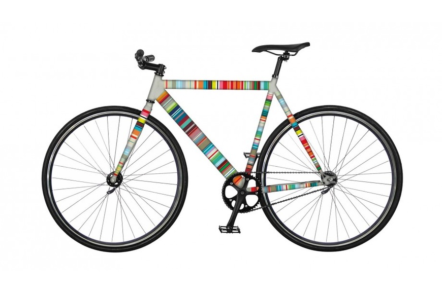 Bike Sticker Micro-Stripes