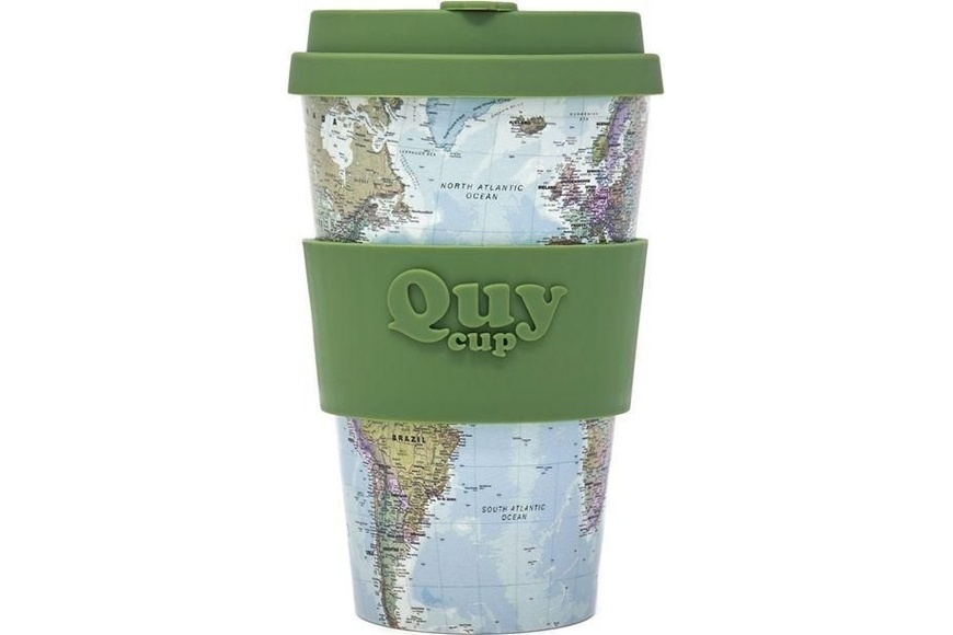 Travel Cup With Silicone Lid - Map 400 ml Travel Cup With Silicone Lid - Map 400 ml