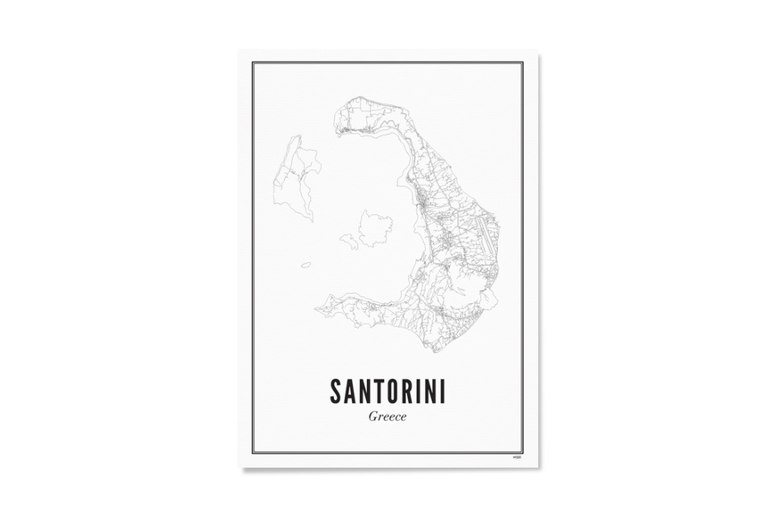 Santorini, Greece Print - A3 (30 x 40cm)
