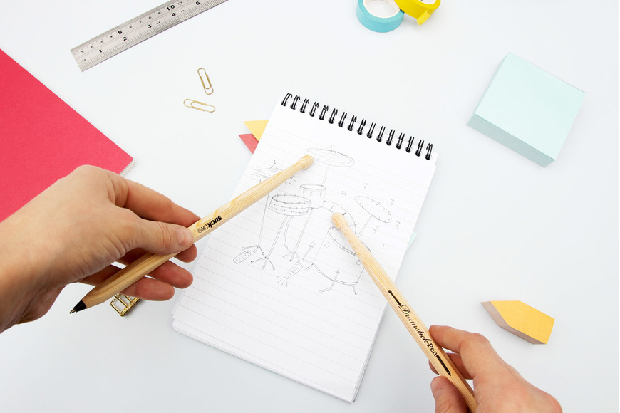 Στυλό Μπαγκέτες - Μαύρο - 5 Στυλό Μπαγκέτες - Μαύρο - 5