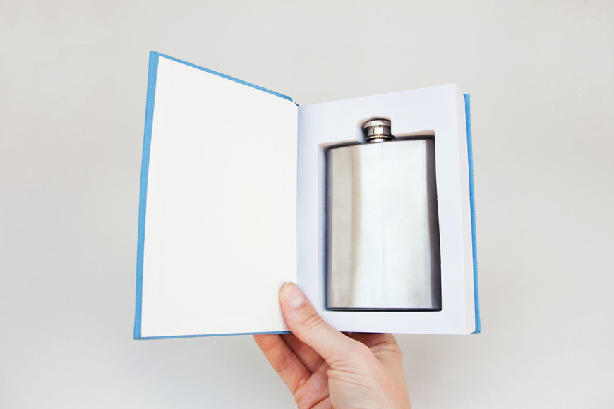 Self Help Flask In A Book - 4