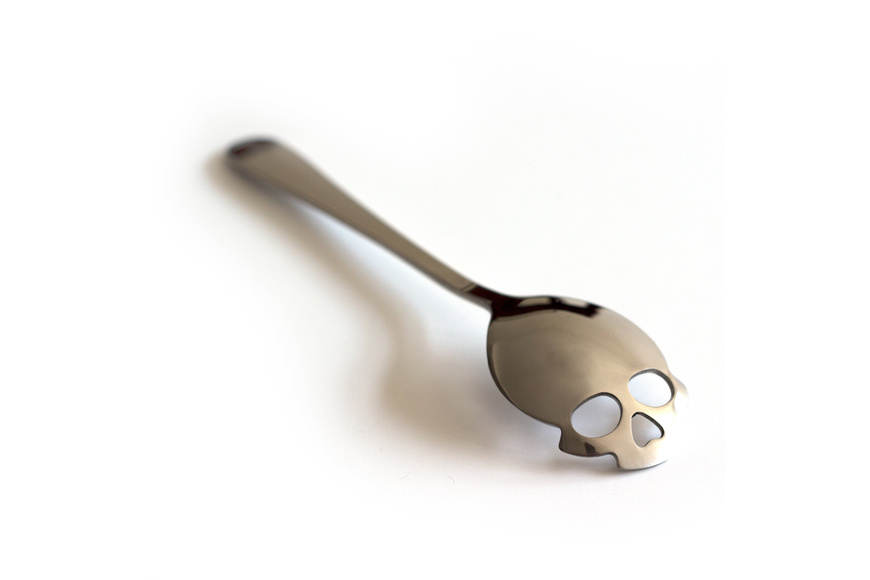 Sugar Spoon - Skull - 1 Sugar Spoon - Skull - 1