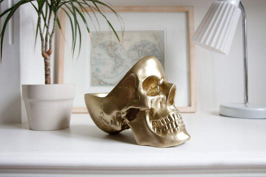 Skull Tidy - Gold Skull Tidy - Gold