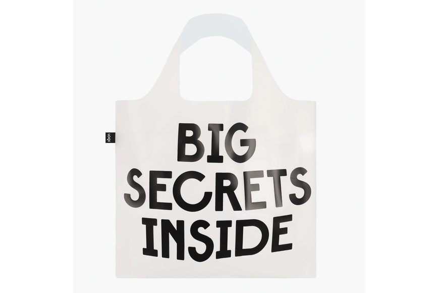 LOQI Bag Recycled | Snask - Transparent Secret And Classified LOQI Bag Recycled | Snask - Transparent Secret And Classified