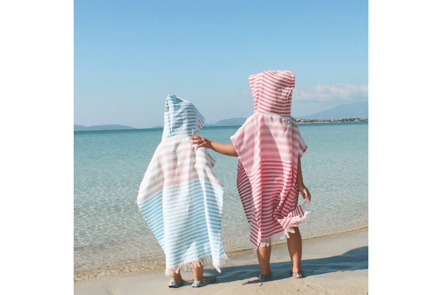 Παιδικό Poncho Towel to Go σε συσκευασία Δώρου 1.80 x 1.00 m - Μπλε - 2
