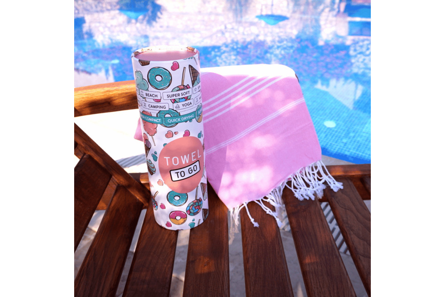 Παιδικό Poncho Towel to Go σε συσκευασία Δώρου 1.80 x 1.00 m - Ροζ - 2 Παιδικό Poncho Towel to Go σε συσκευασία Δώρου 1.80 x 1.00 m - Ροζ - 2
