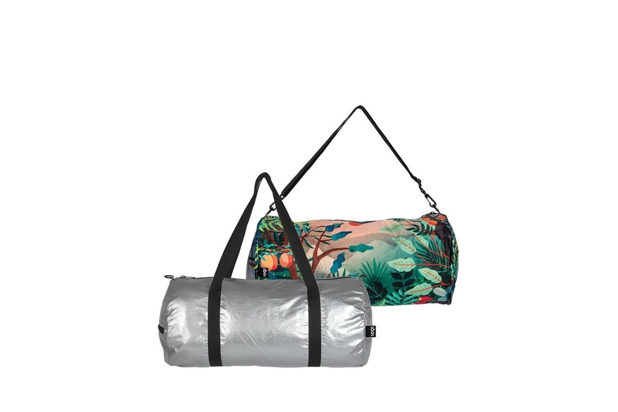 LOQI Travel Bag Weekender - Matt Silver - 3 LOQI Travel Bag Weekender - Matt Silver - 3