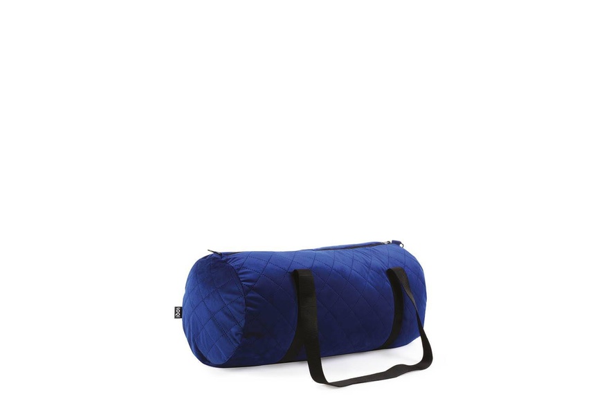 LOQI Travel Bag Weekender - Quilted Betty Blue - 3 LOQI Travel Bag Weekender - Quilted Betty Blue - 3