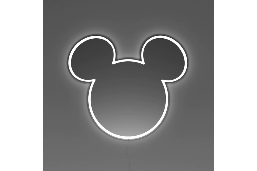 Neon LED Mirror 50 x 44 cm - Disney Mickey