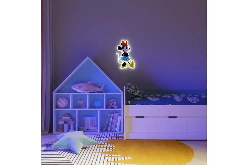 Επιτοίχιο Φωτιστικό Neon LED 24.5 x 37.3 cm - Disney Minnie - 2