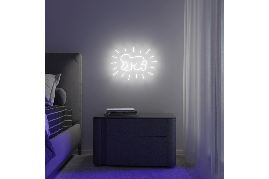 Neon LED Lamp 50 x 36 cm - Radiant Baby By Keith Haring - 2