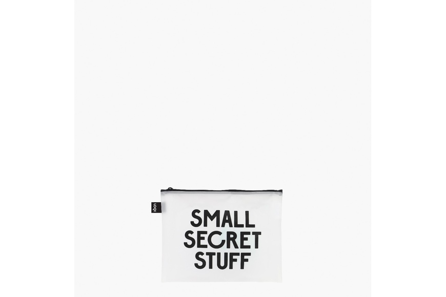 LOQI Set Zip Pockets | SNASK Transparent Secret and Classified - 2